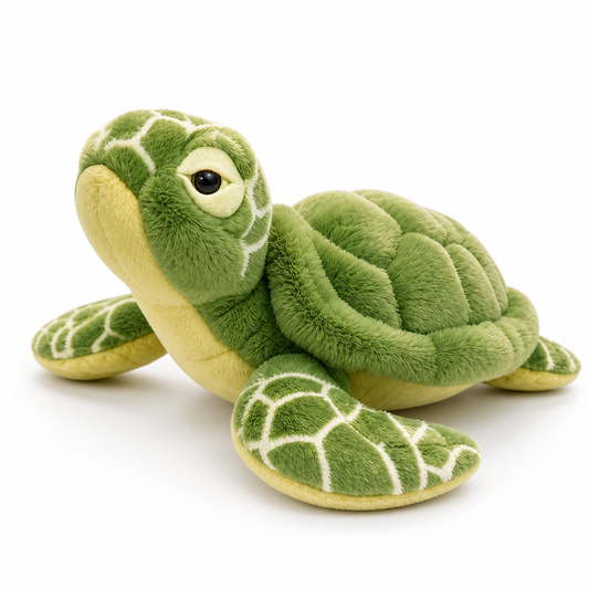 Sea Turtle Plush Toy – Soft Stuffed Turtle Pillow, 25cm & 50cm
