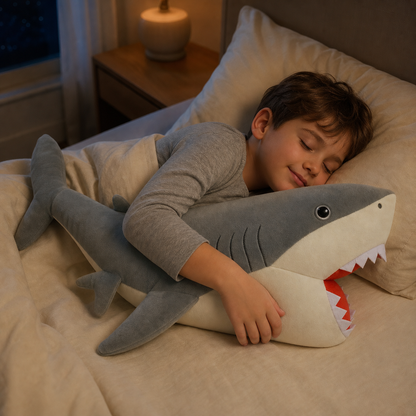 30cm megalodon shark plush toy