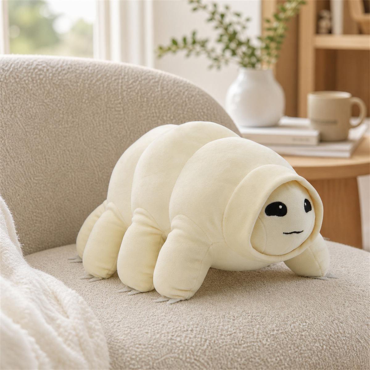 Tardigrade plush displayed as a science-themed gift