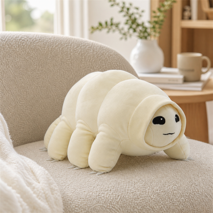 Tardigrade plush displayed as a science-themed gift