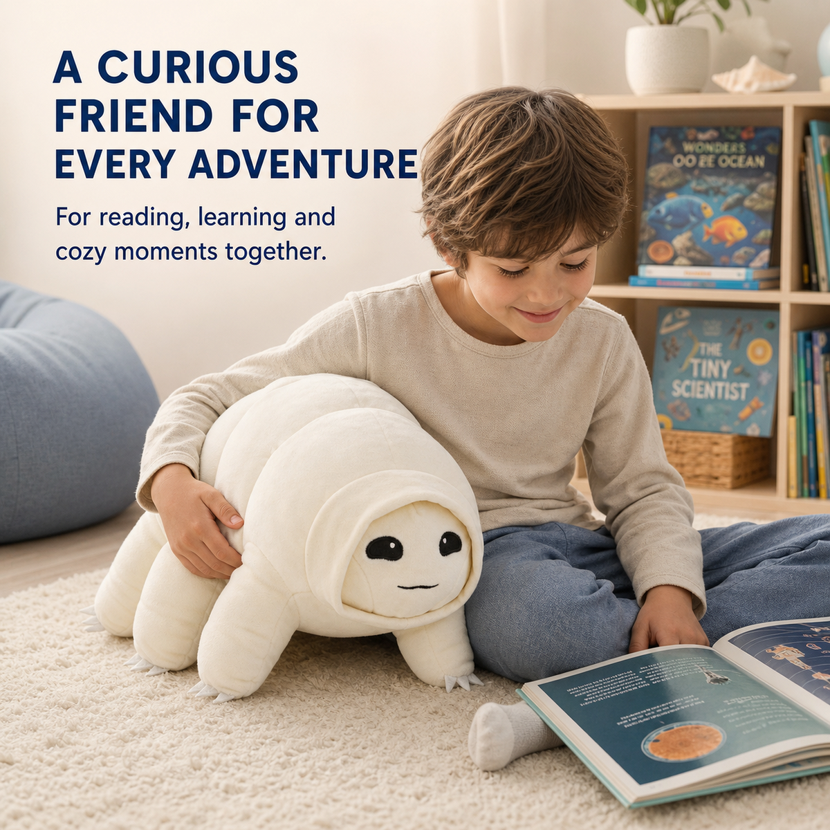 38cm tardigrade water bear plush