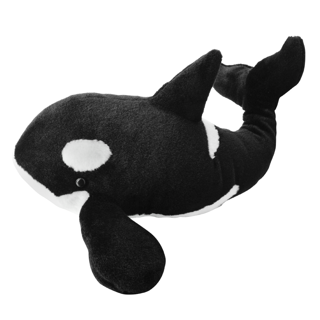 Hzboo simulation killer whale plush toy 30cm stuffed plush toy