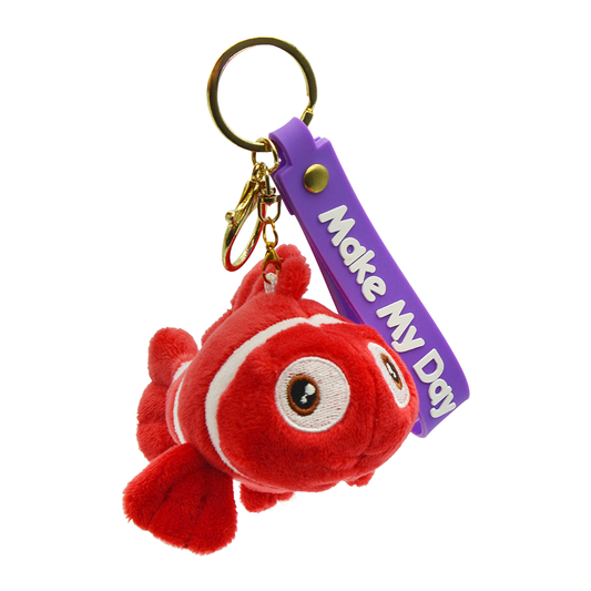 Hzboo Clownfish Plush Keychain – 12cm