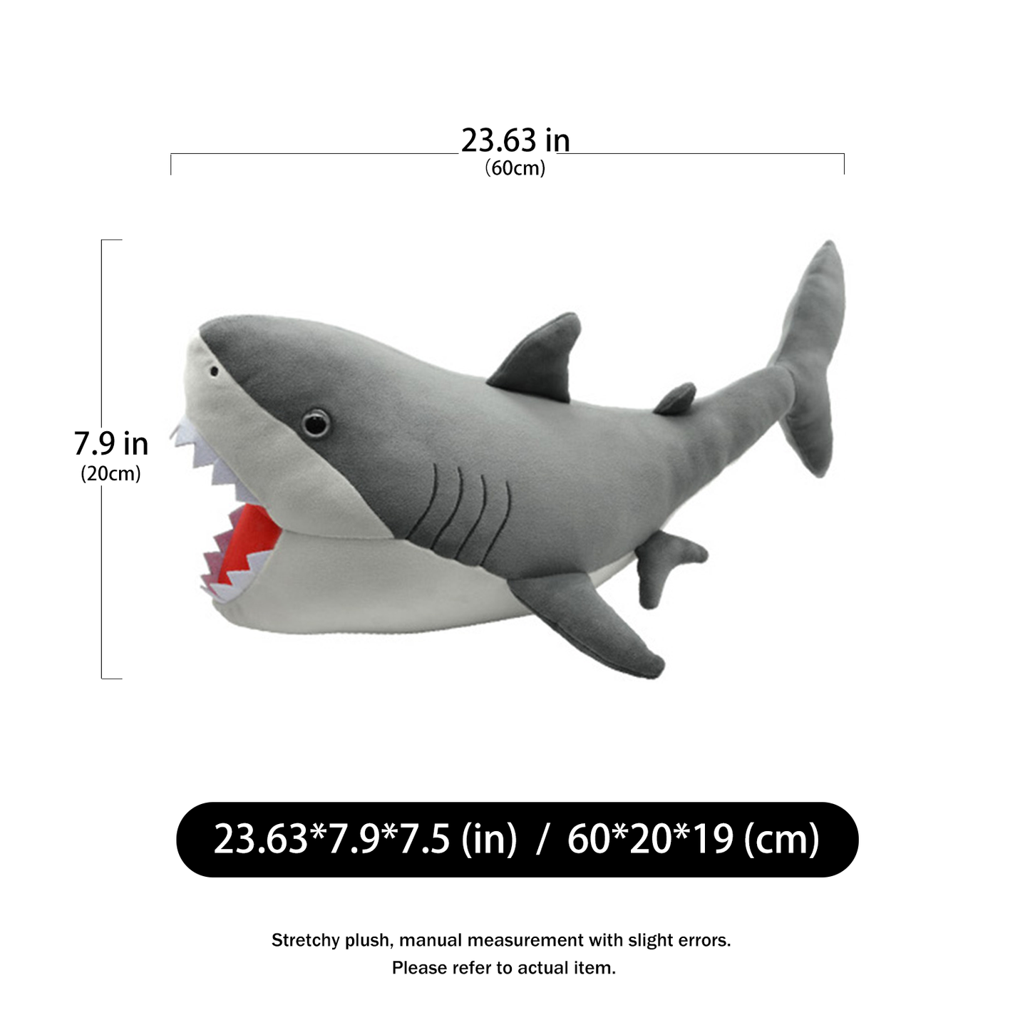 Hzboo Megalodon Plush (30cm/60cm)