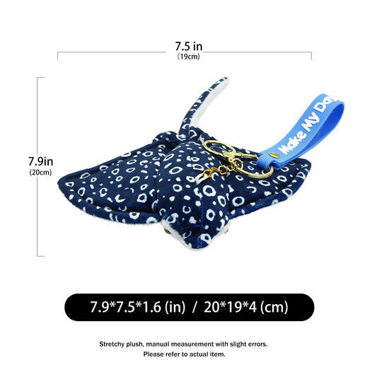 Hzboo mini stingray plush keychain - product image 2