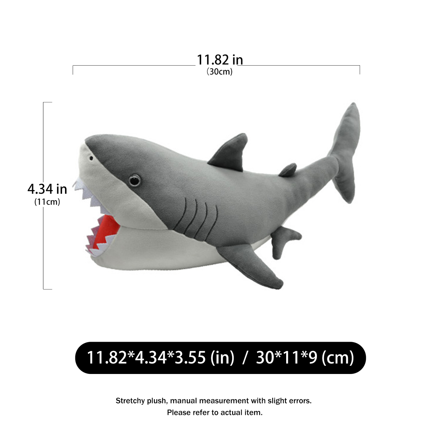 Hzboo Megalodon Plush (30cm/60cm)